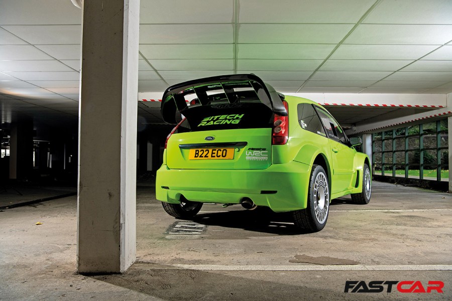 Modified Mk6 Ford Fiesta rear 3/4 