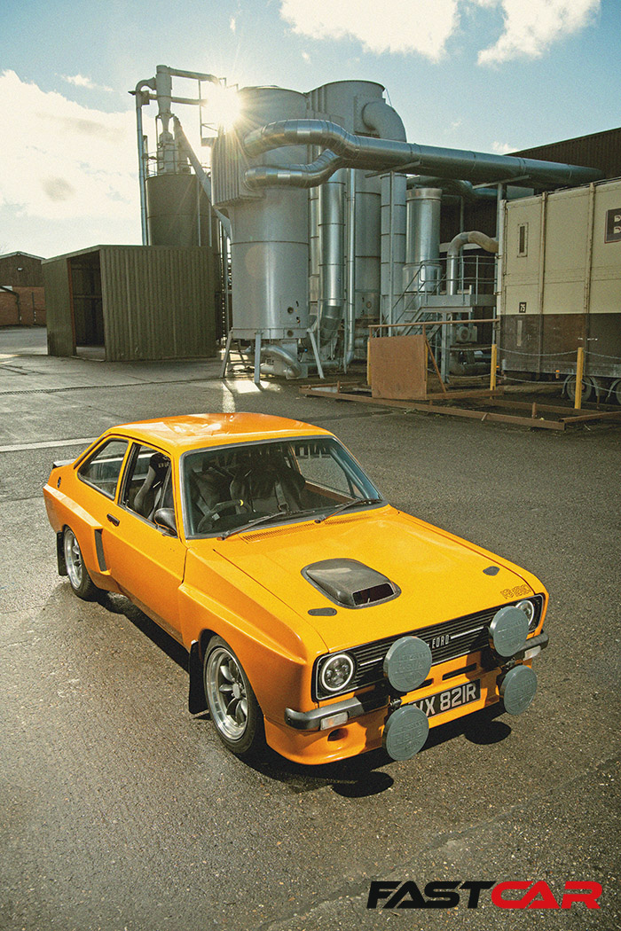 portrait shot of Modified Ford Escort Mk2 