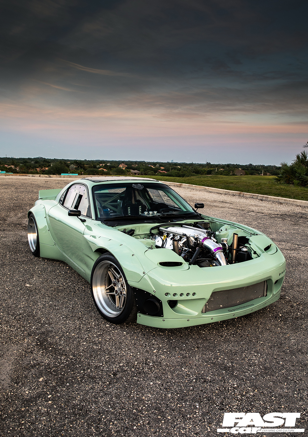 Rocket Bunny Mazda RX-7 FD | Fast Car