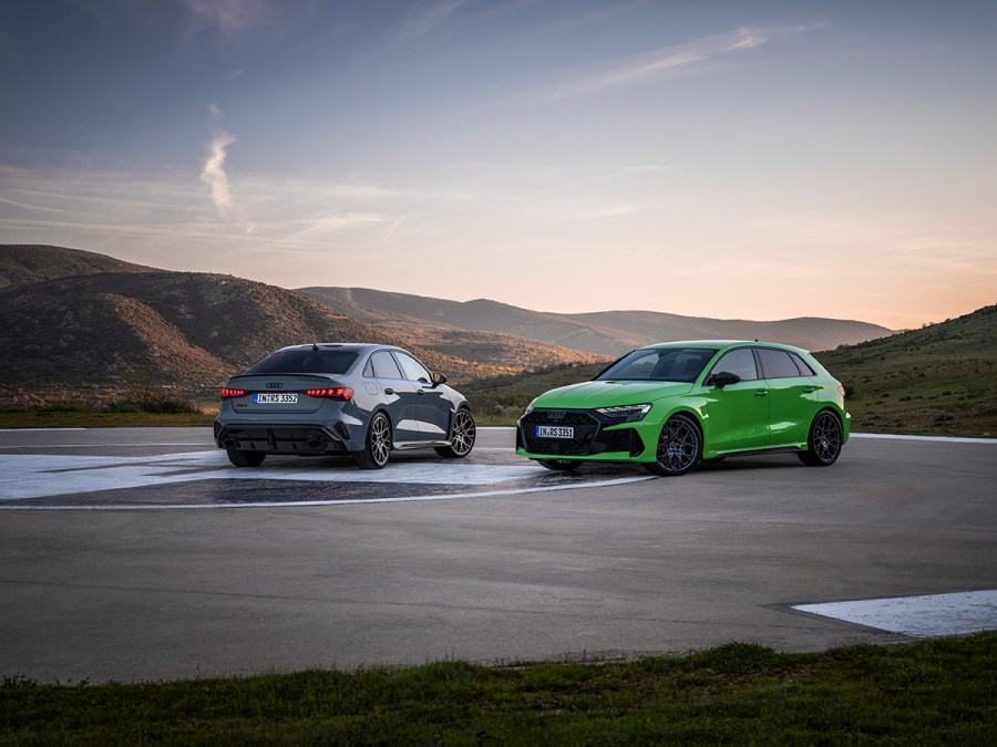 New audi rs3 hatch and saloon