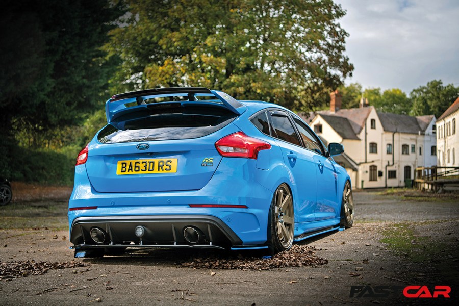 Bagged Mk3 Focus RS rear 3/4 