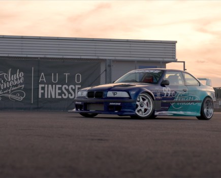 2JZ E36 drift car front 3/4