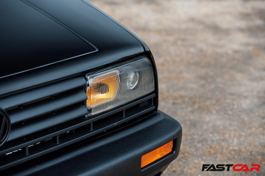 lights on Tuned VW Golf Mk2