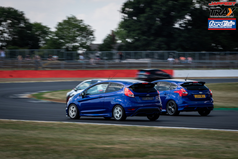 Ford Fiesta and Ford Focus on track at Silverstone