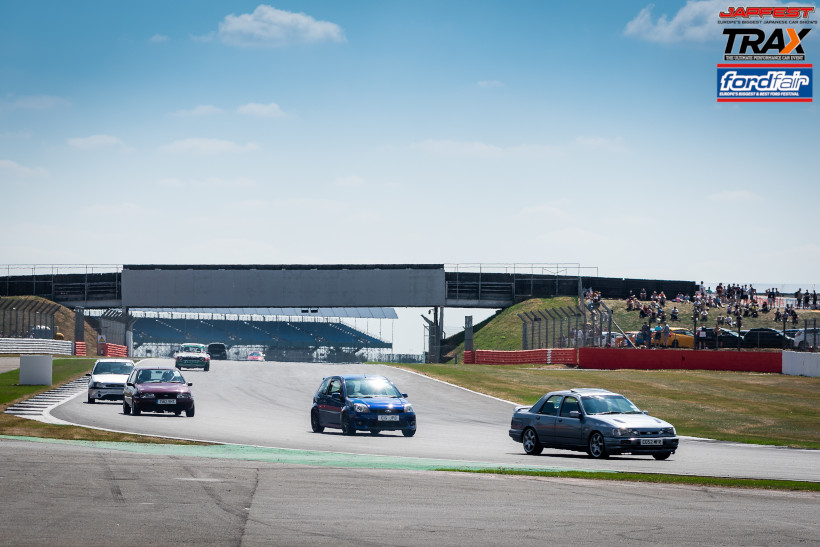 cars on track at Silverstone