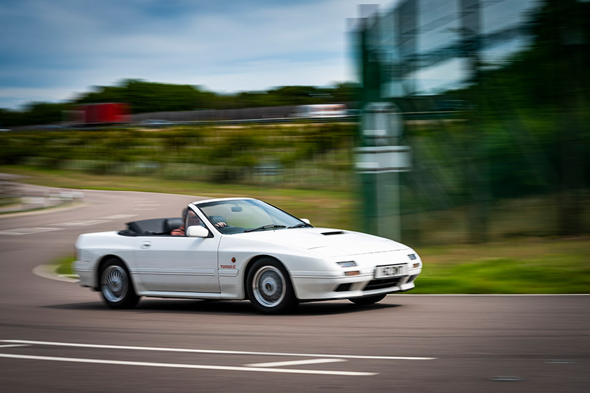 Mazda RX-7 FC driving shot for buyer's guide