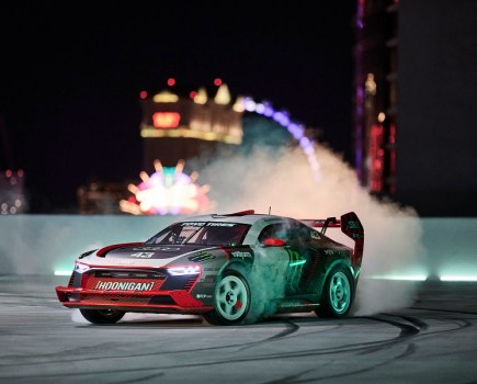 Electrikhana: Ken Block takes on Las Vegas in a 1400hp Audi