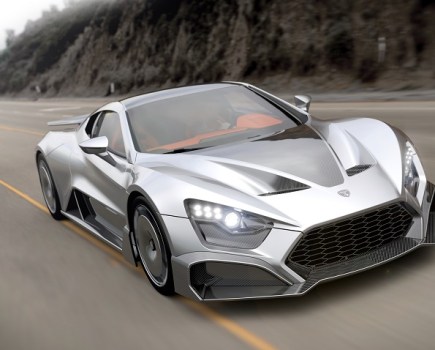 The front end of the Zenvo TSR-GT