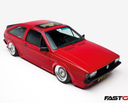 front 3/4 shot of modified Mk2 Scirocco
