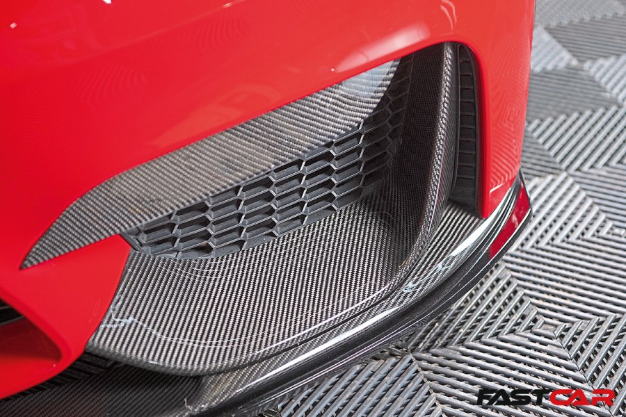 carbon fibre inlets 