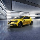 Header shot of yellow Renault Megane R.S. Ultime