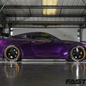 Side profile shot of modified nissan gt-r