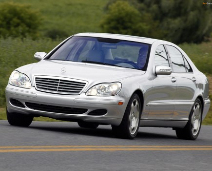 driving shot of mercedes-benz s600