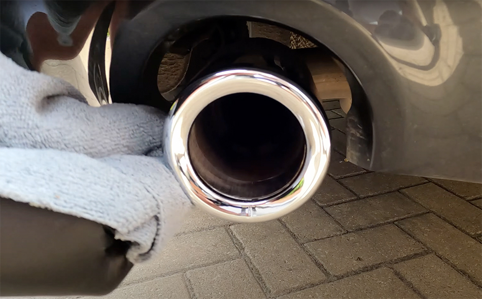 How To Clean Exhaust Tips Fast Car