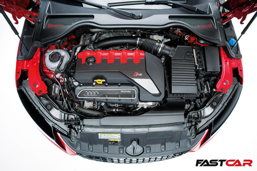 five cylinder engine in Modified Audi TT-RS