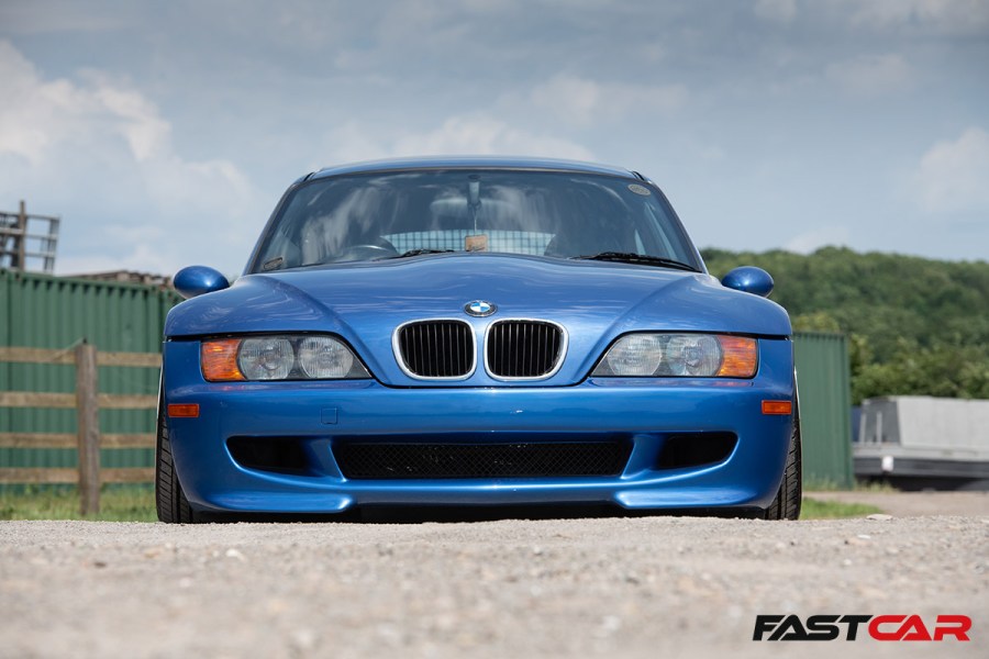 front on shot of modified BMW z3 m coupe