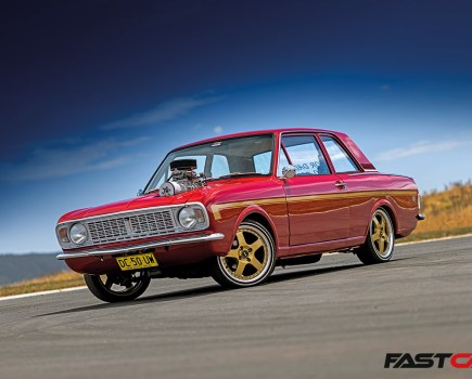 supercharged mk2 cortina front 3/4