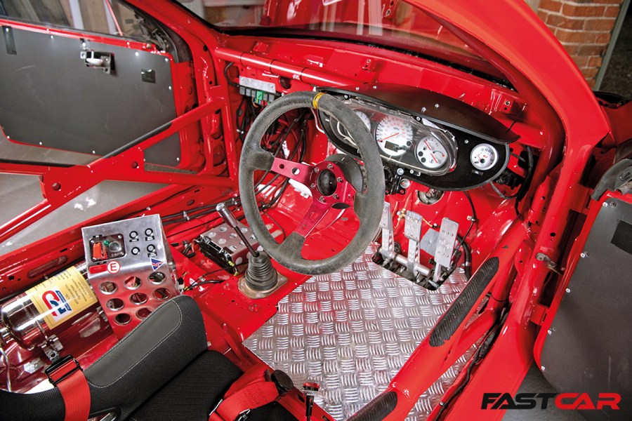 Modified Ford Puma interior 