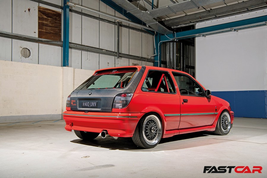 Modified Mk3 Fiesta RS Turbo rear 3/4