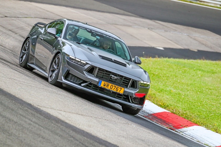 Mustang on Nurburgring track