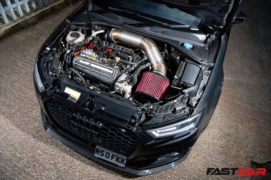 Tuned Audi RS3 Saloon engine