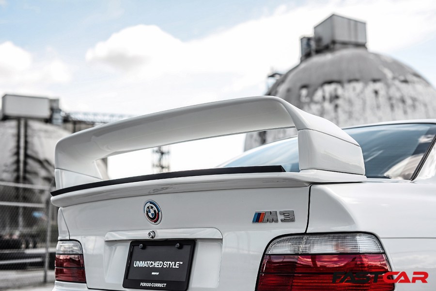 modified BMW E36 M3 spoiler