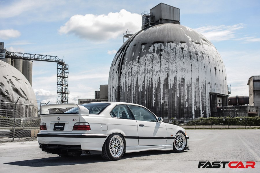 modified BMW E36 M3 rear 3/4