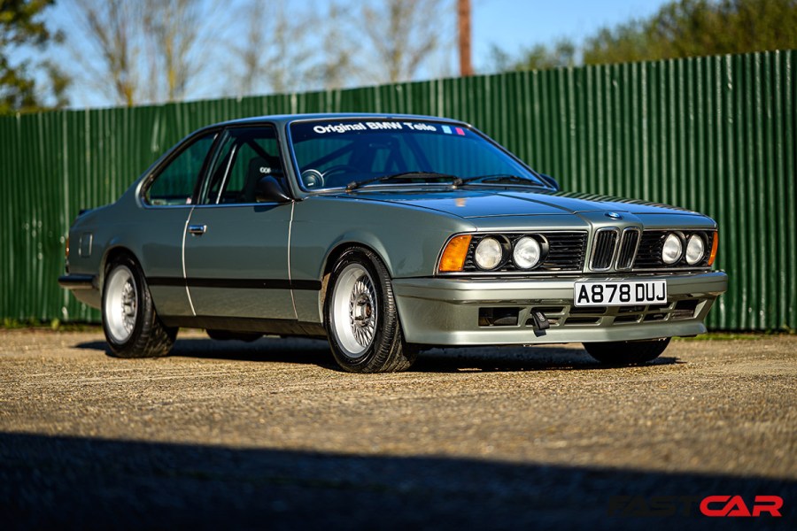 modified bmw e24 6 series front 3/4