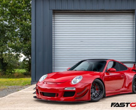 widebody LS7-swapped Porsche 911 front 3.4