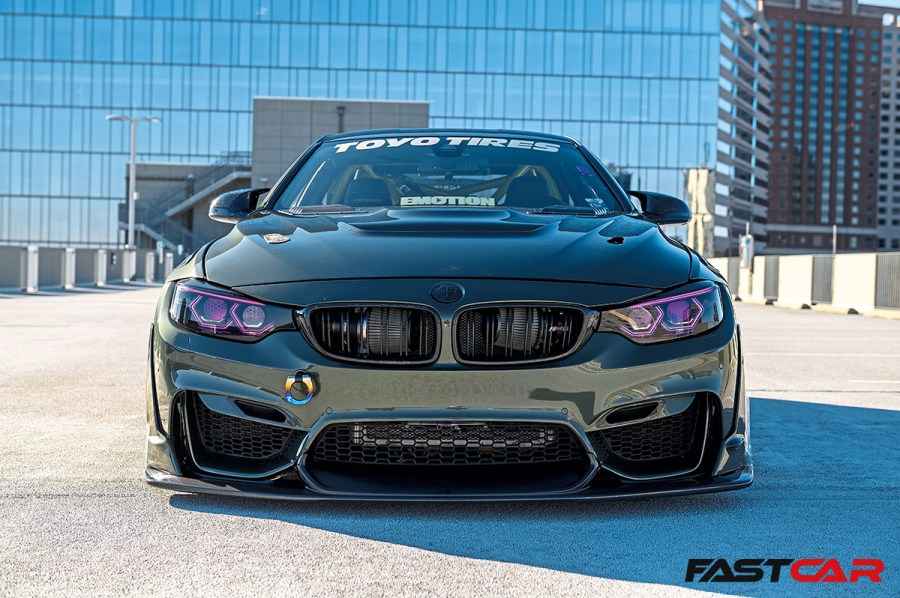 Modified BMw M4 front shot 