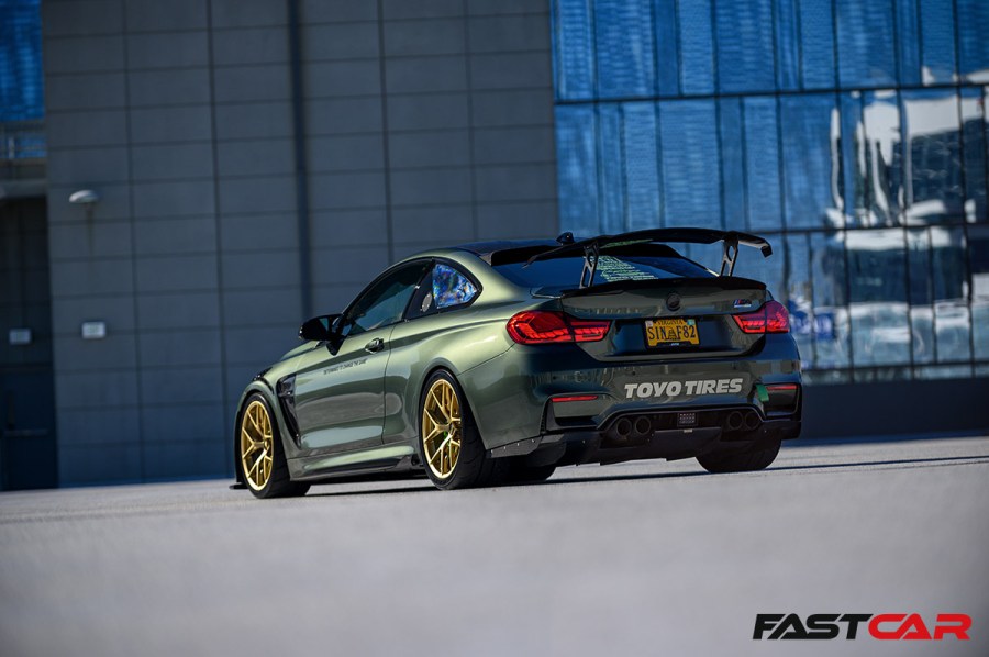 Modified BMw M4 rear 3.4 