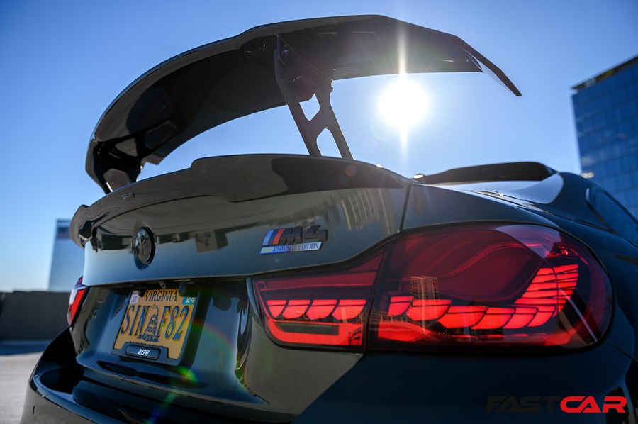 rear wing on Modified BMw M4