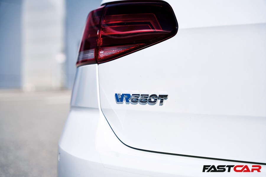 VR550T badge on mk7 golf r 