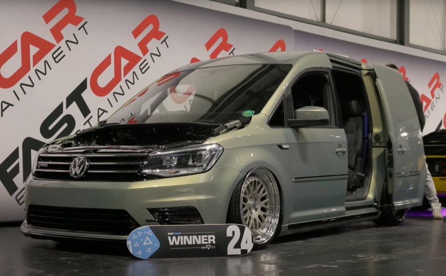 Best modified cars at german car festival - vw caddy 