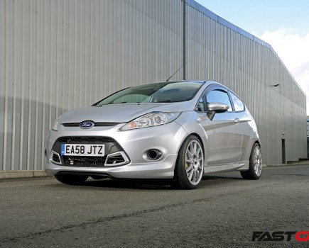 Evo-powered Mk7 Fiesta front 3/4