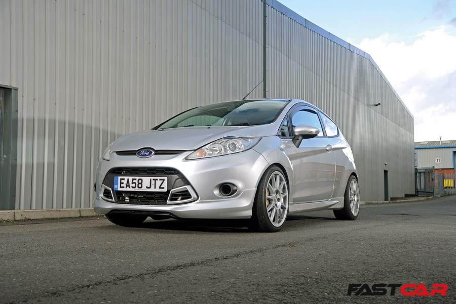 Evo-powered Mk7 Fiesta front 3/4