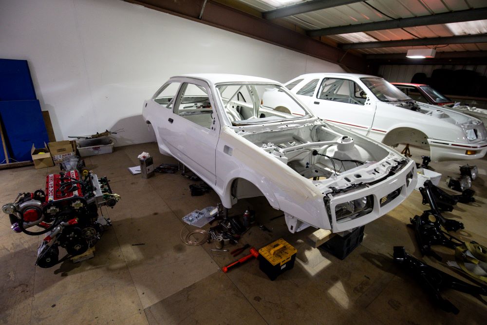 Sierra RS500 Coworth Touring Car in build 