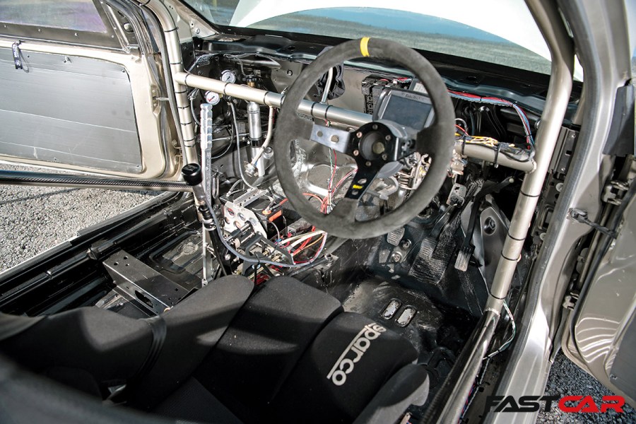 drag car interior 