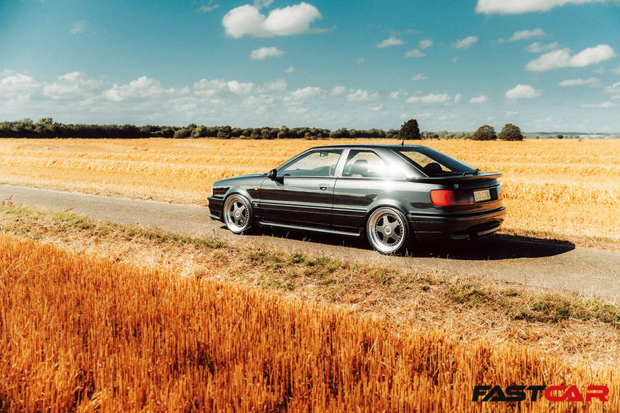 modified audi s2  rear 3/4 