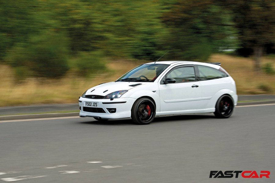 2JZ Mk1 Ford Focus driving shot 