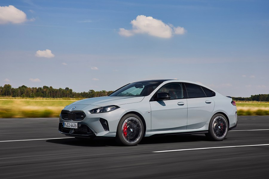 driving shot of BMW M235