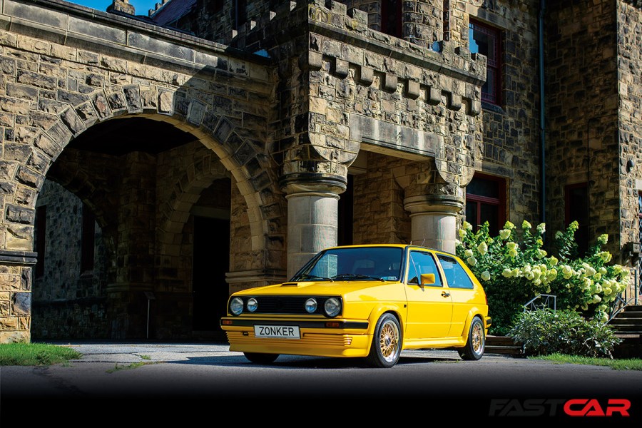 Mk2 Golf GTI Zonker front 3/4