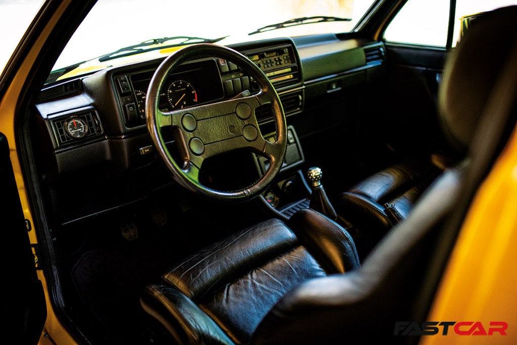 Mk2 Golf GTI Zonker interior