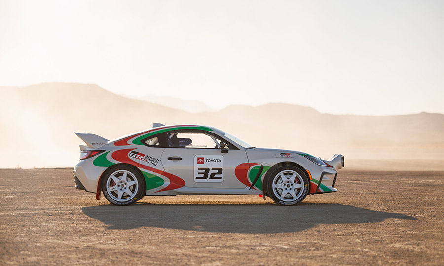 Toyota Rally Legacy Concept side profile shot 