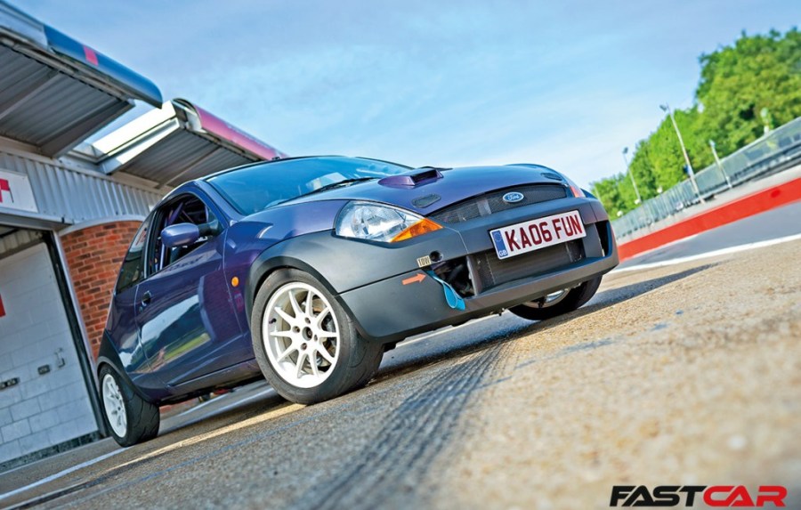 EcoBoost-swapped Ford Ka Track Car front 3/4