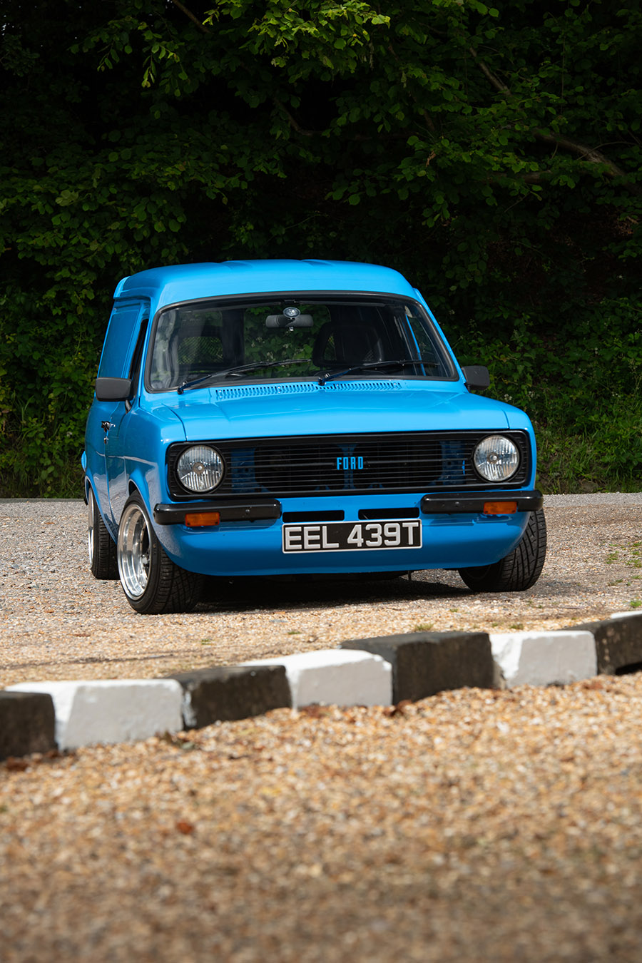 ST170-powered Escort Van front on shot