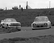 Escort Mk1 race car on track at Knockhill